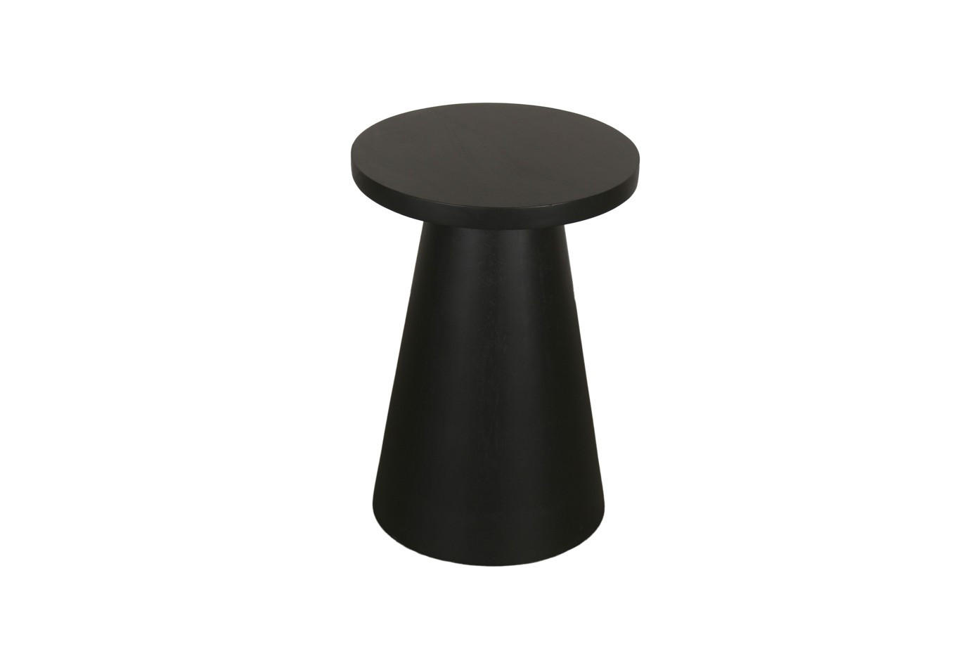 BEISTELLTISCH in Holz  - Schwarz, Design, Holz (40/50/40cm) - MID.YOU