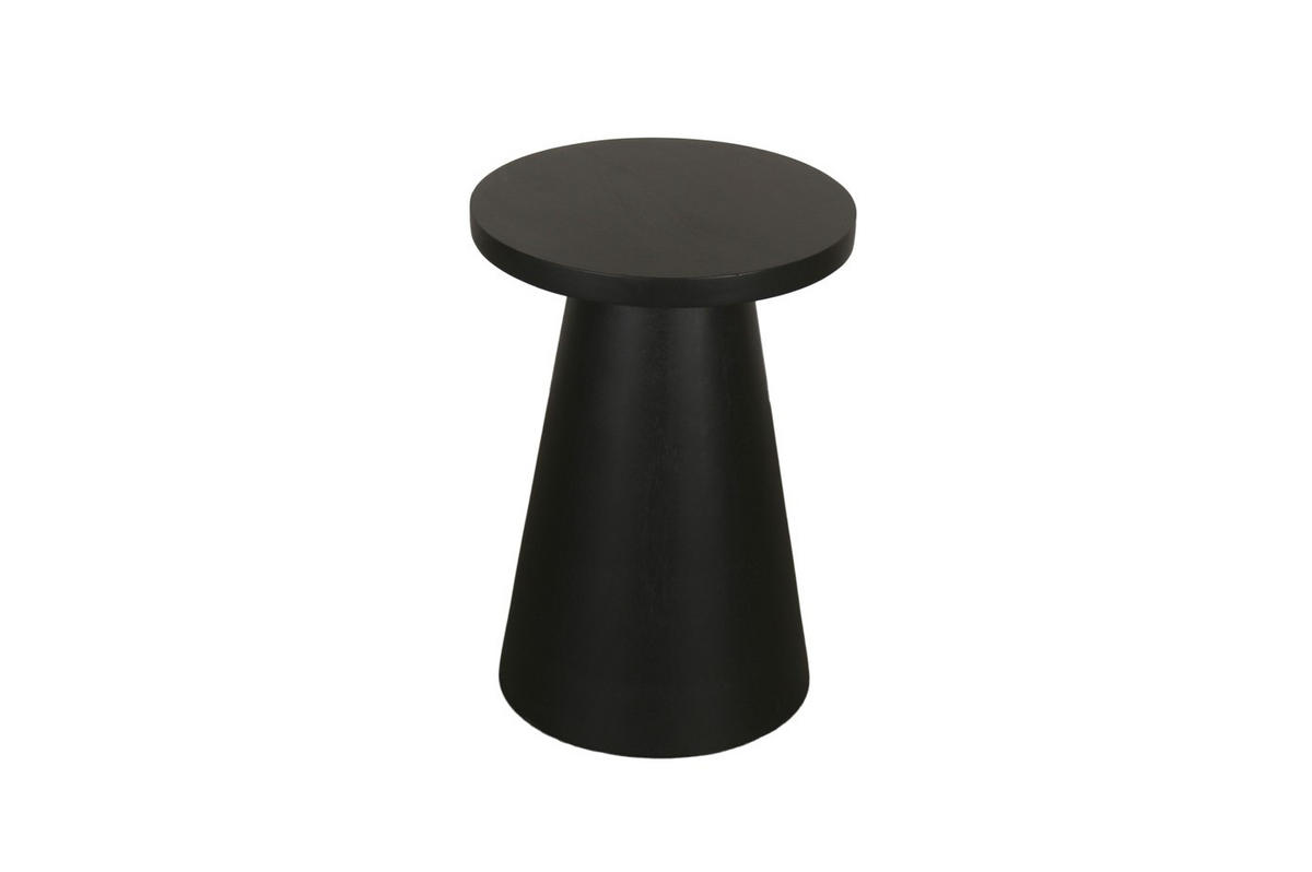BEISTELLTISCH in Holz  - Schwarz, Design, Holz (40/50/40cm) - MID.YOU
