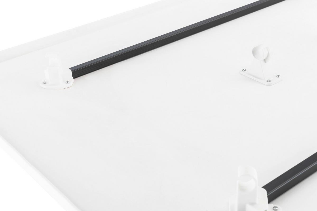 GARTENKLAPPTISCH 140/95/74 cm Metall, Kunststoff rechteckig  - Weiß, Basics, Kunststoff/Metall (140/95/74cm) - Kettler