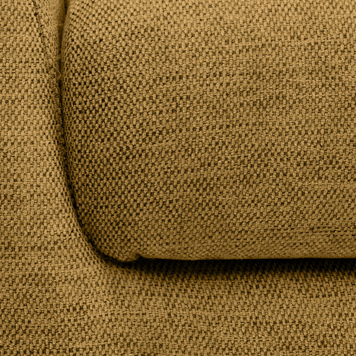 ECKSOFA inkl. Funktionen Senfgelb Webstoff Rückenkissen, Bettkasten, Schlaffunktion, Rücken echt  - Wengefarben/Senfgelb, Design, Holz/Textil (314/211cm) - Stylife