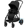 KINDERWAGEN e-Gazelle S  - Schwarz, Design, Kunststoff/Textil (94.5-107,5/66/100cm) - cybex GOLD