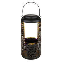 SOLARLEUCHTE  - Schwarz, Basics, Kunststoff/Metall (15/41cm) - Globo