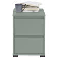 NACHTSCHRANK 40,1/54,8/48 cm  - Anthrazit/Graugrün, Design, Holzwerkstoff/Kunststoff (40,1/54,8/48cm) - Carryhome