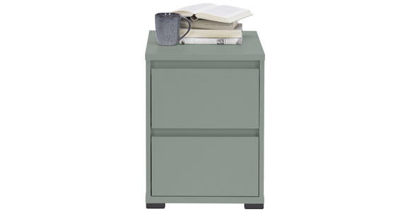 NACHTSCHRANK 40,1/54,8/48 cm  - Anthrazit/Graugrün, Design, Holzwerkstoff/Kunststoff (40,1/54,8/48cm) - Carryhome