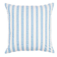 DEKORAČNÍ POLŠTÁŘ 45/45 cm - bílá/světle modrá, Design, textil (45/45cm) - Esposa