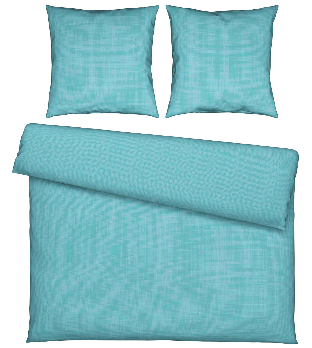 BETTWÄSCHE GENTANO Musselin 200/200 cm  - Hellblau, Basics, Textil (200/200cm) - Novel