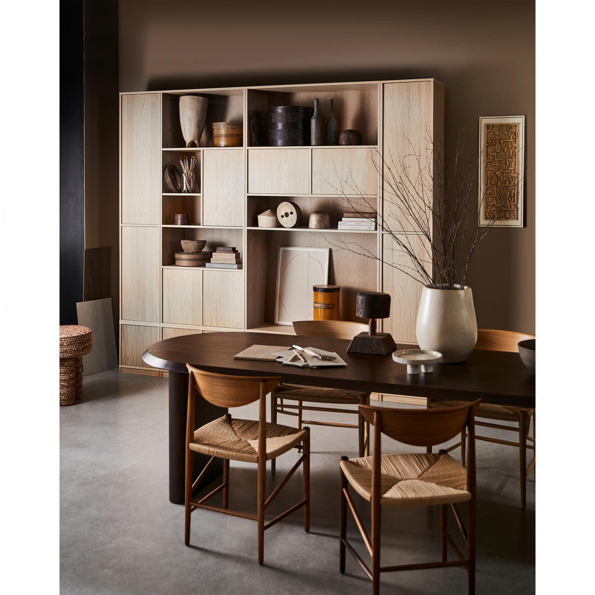 UNTERSCHRANK 40/44/40 cm   - Eichefarben/Naturfarben, Design, Holz (40/44/40cm) - Livetastic