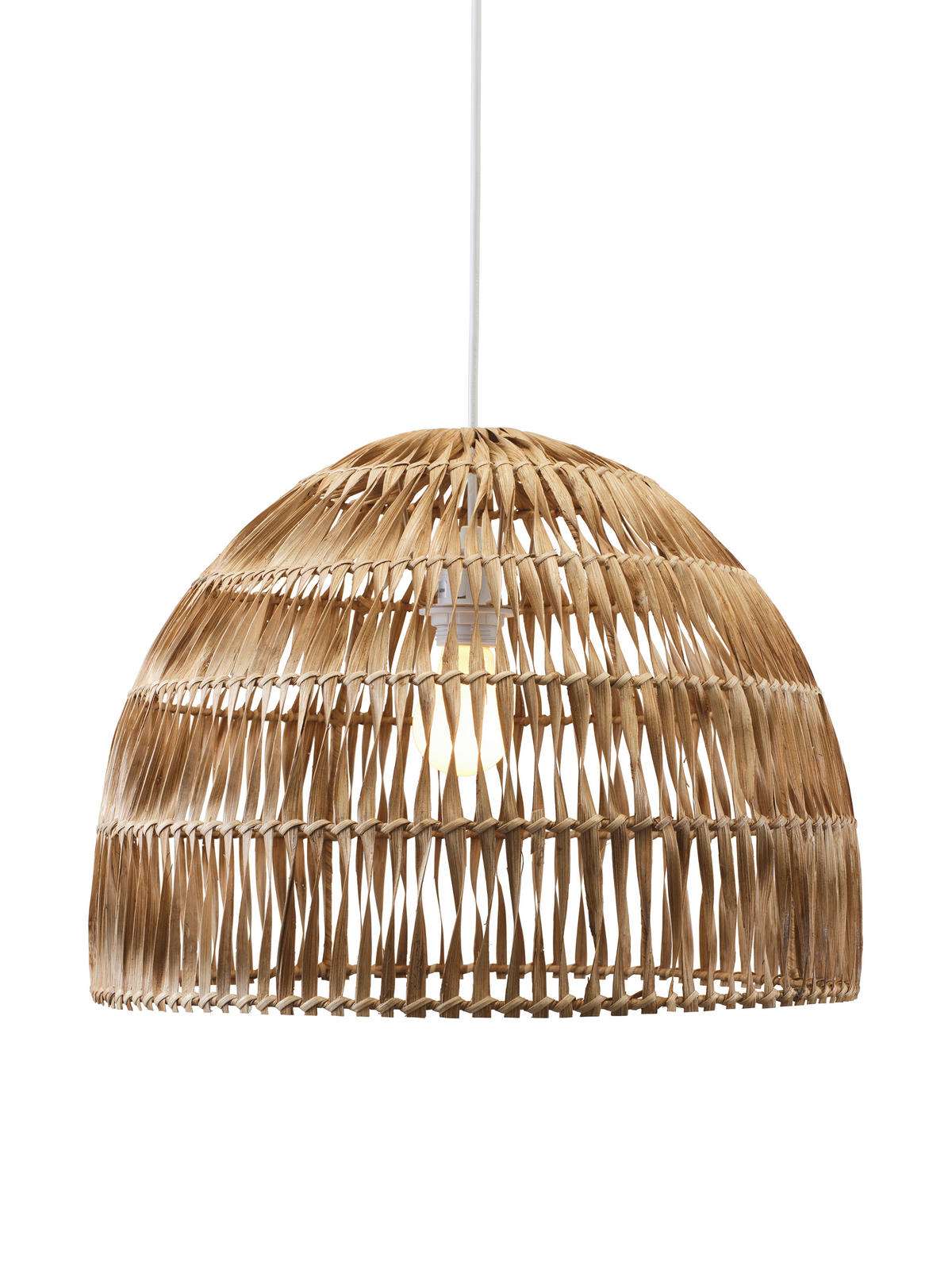 PENDELLEUCHTE Lace 46/34 cm   - Naturfarben, Natur, Naturmaterialien (46/34cm) - PR Home