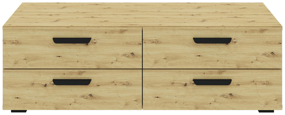 Cutie Cu Sertare     - stejar Artisan, Konventionell, material pe bază de lemn (110,7/35/51,9cm) - Carryhome