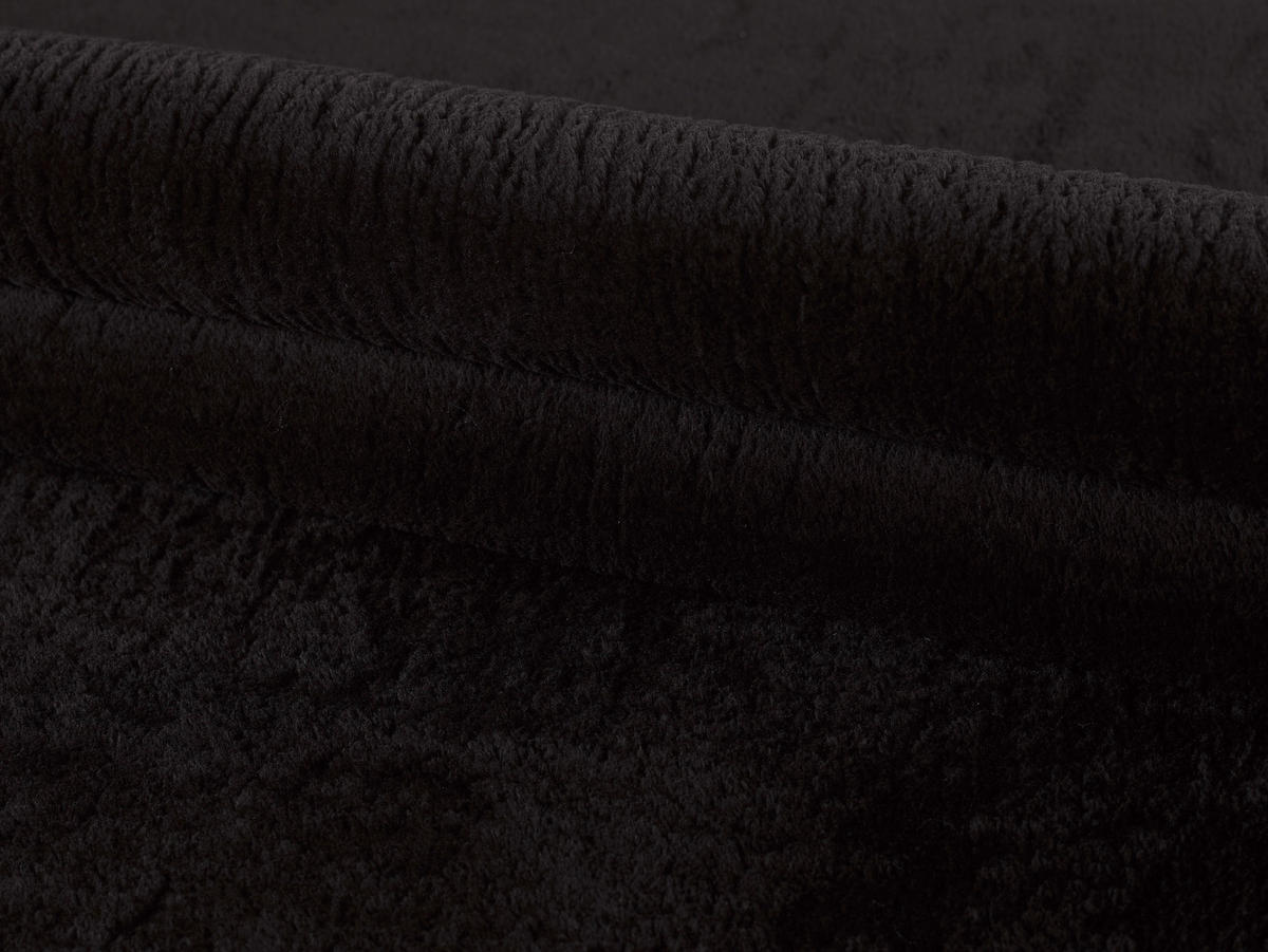 HOCHFLORTEPPICH 120/160 cm Catwalk Schwarz  - Schwarz, Basics, Textil (120/160cm) - Novel