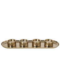 KERZENSTÄNDER - Goldfarben, Basics, Metall (66cm)