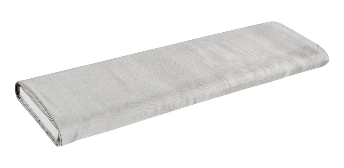 DEKOSTOFF per lfm transparent  - Silberfarben, Basics, Textil (145cm) - Esposa