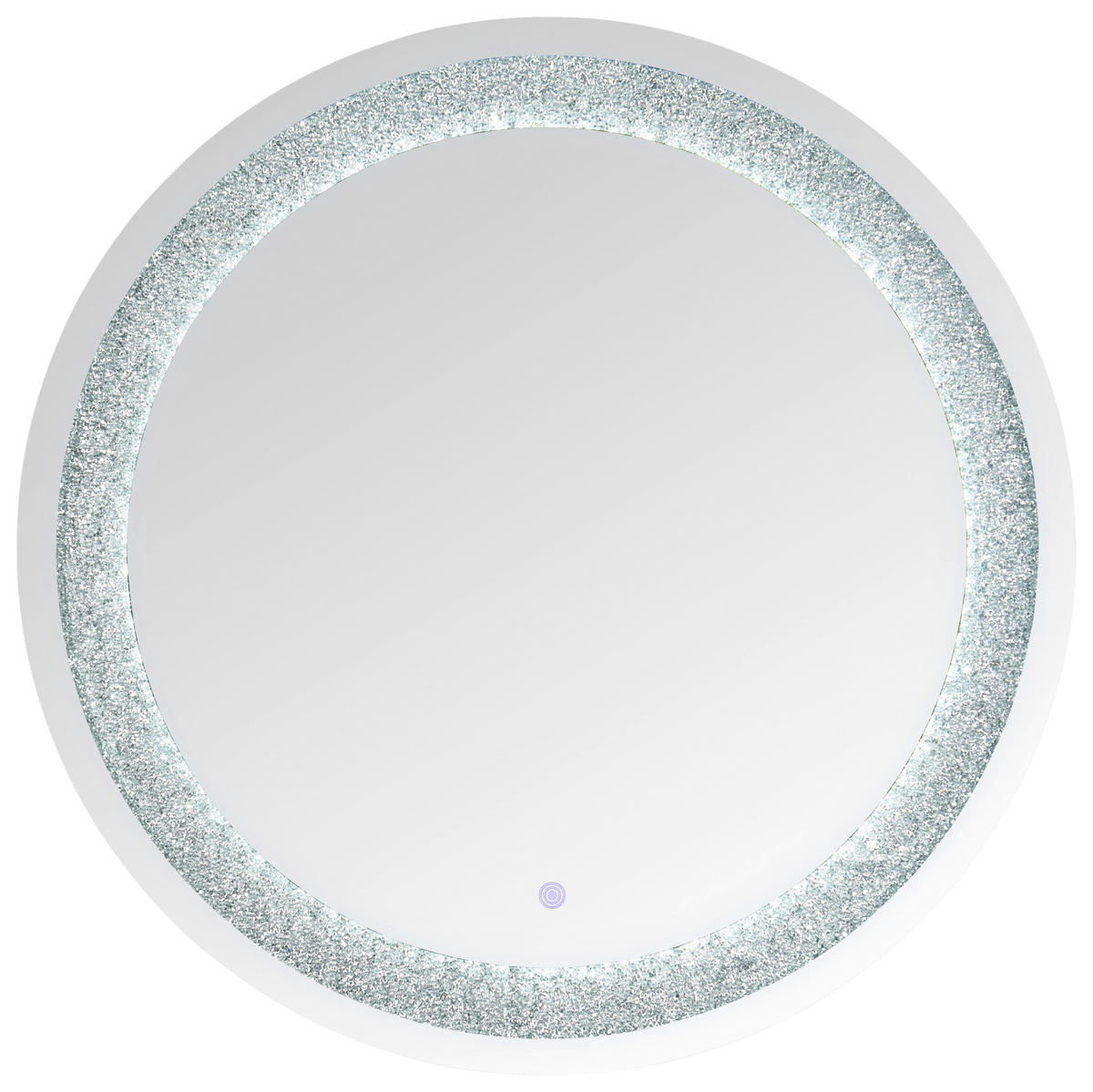BADEZIMMERSPIEGEL 60/60/4 cm  - Silberfarben, MODERN, Glas (60/60/4cm)