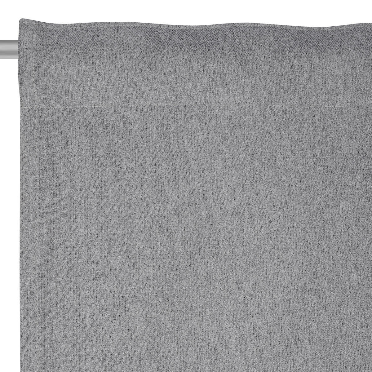 SÖTÉTÍTŐFÜGGÖNY blackout (fényzáró)  - szürke, Basics, textil (135/245cm) - Esposa