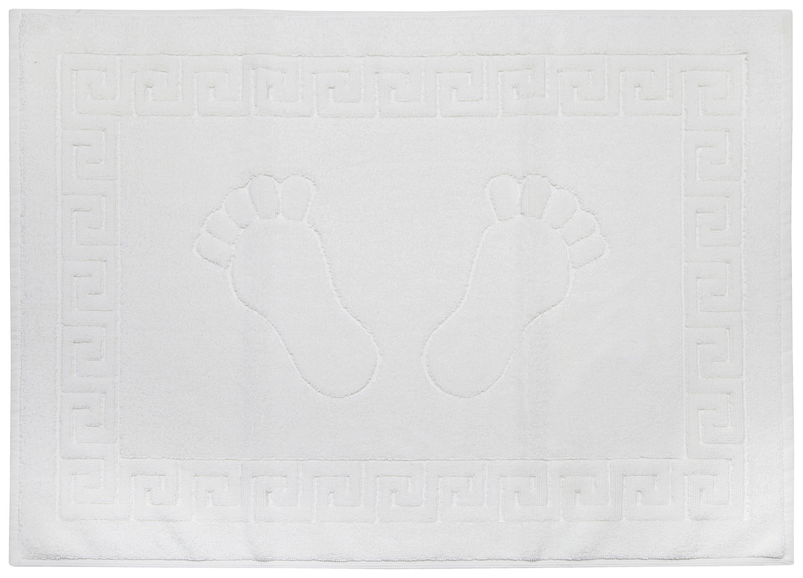 KUPAONSKI TEPIH bijela  SILVER  - bijela, Konvencionalno, tekstil (50/70cm) - Esposa