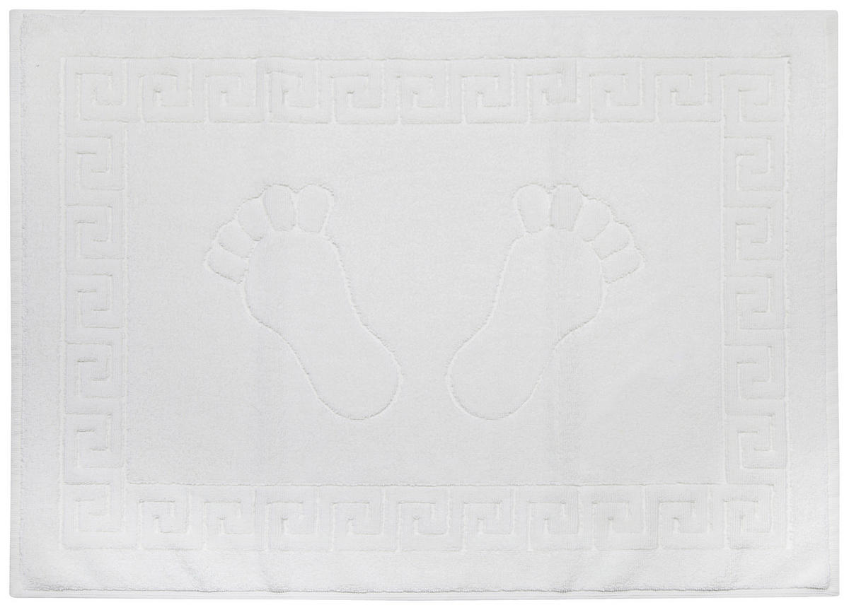 KUPAONSKI TEPIH bijela  SILVER  - bijela, Konvencionalno, tekstil (50/70cm) - Esposa