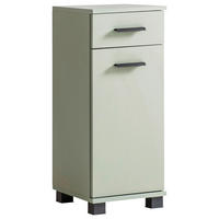 UNTERSCHRANK 30,3/75,3/32,6 cm   - Schwarz/Hellgrün, KONVENTIONELL, Holzwerkstoff/Kunststoff (30,3/75,3/32,6cm) - Stylife