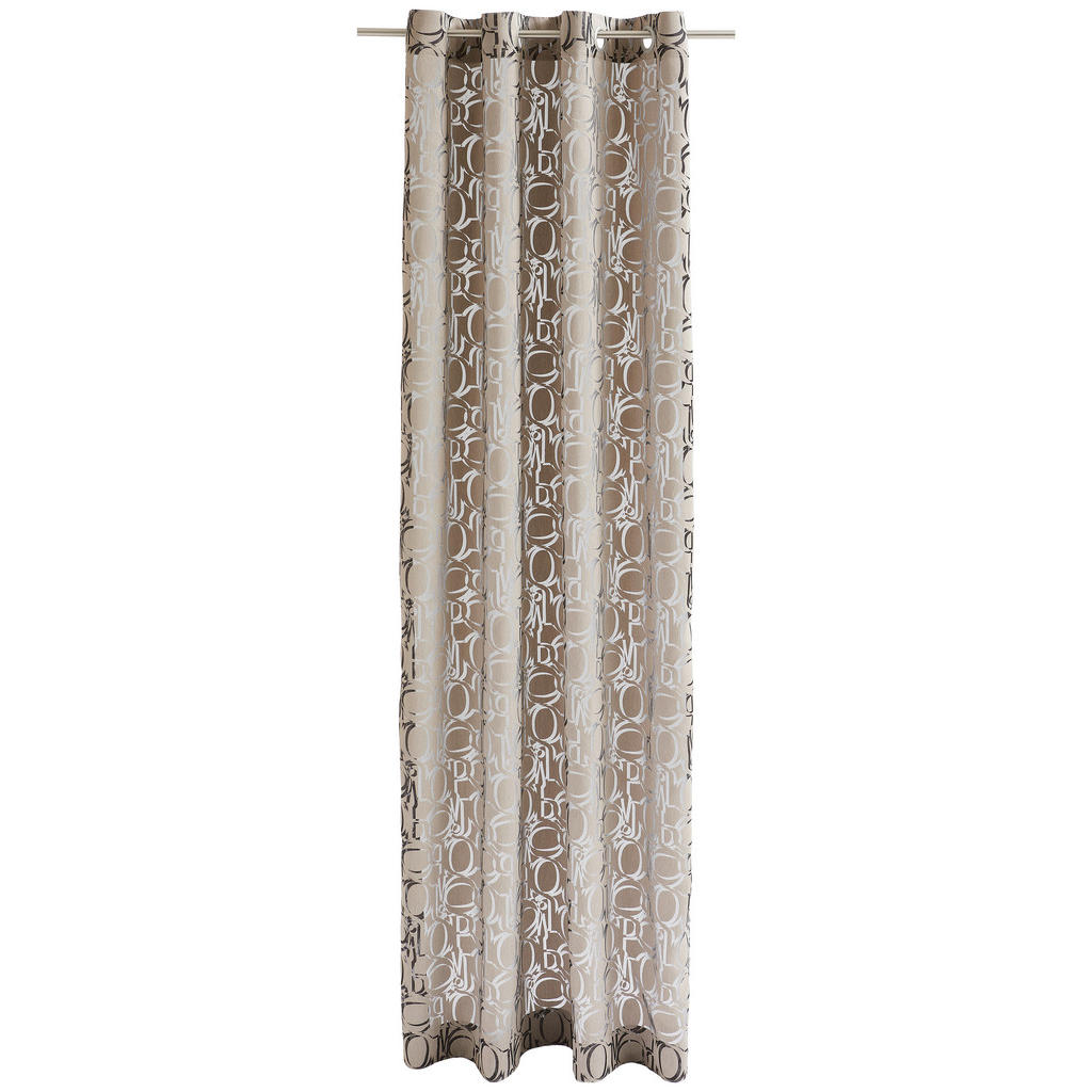Joop! ZÁVĚS S OČKY, průhledné, 140/250 cm