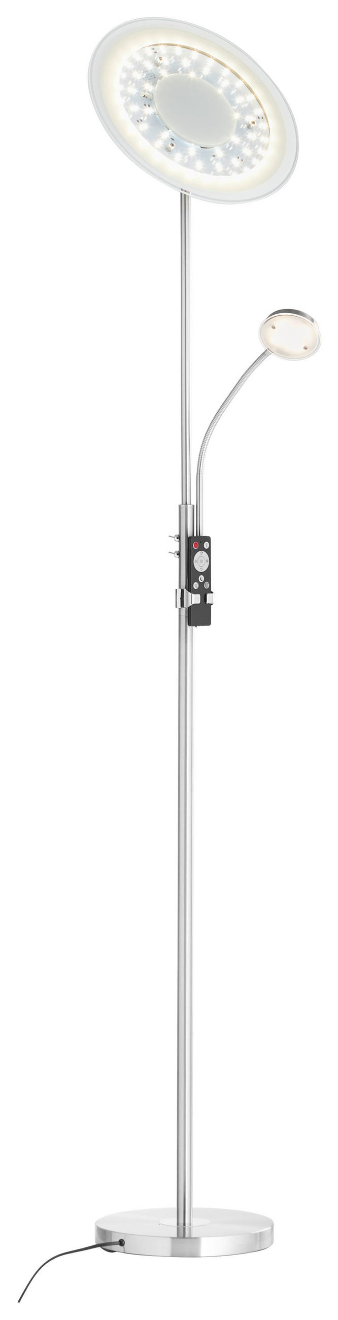 LED-UPLIGHT    - nickelfärgad, Basics, metall/glas (180cm)