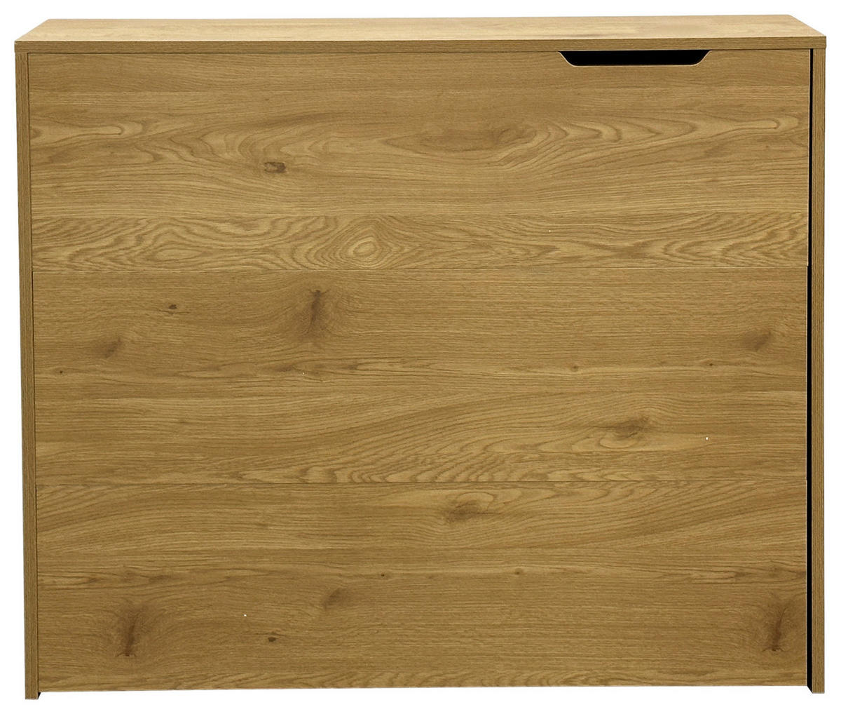 SCHREIBTISCH  in Schwarz, Eichefarben  - Eichefarben/Schwarz, MODERN, Holzwerkstoff/Metall (115/100/30cm) - MID.YOU