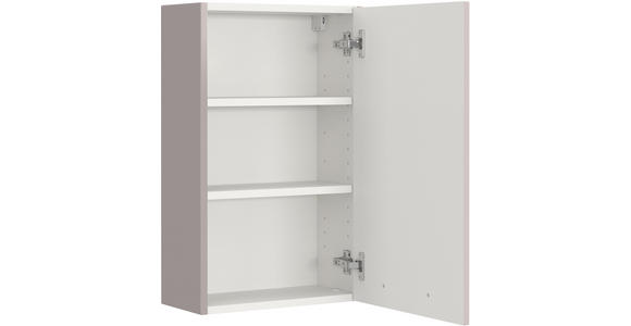 HÄNGESCHRANK 40/64/20 cm  - Kaschmir/Schwarz, KONVENTIONELL, Holzwerkstoff/Metall (40/64/20cm) - Xora