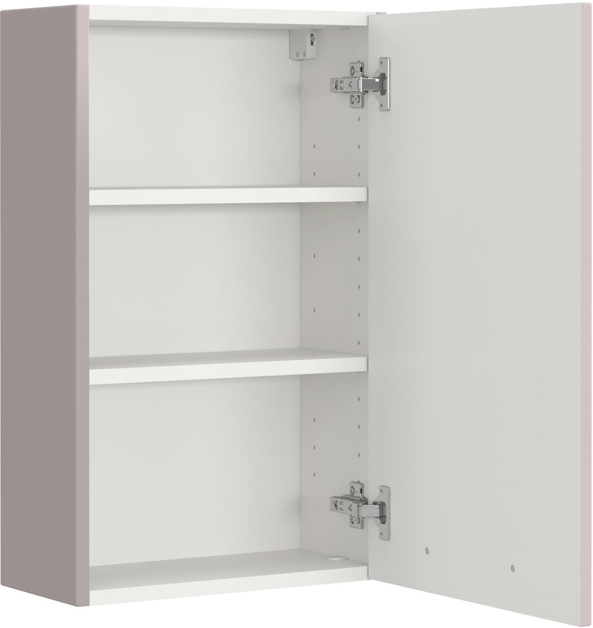 HÄNGESCHRANK 40/64/20 cm  - Kaschmir/Schwarz, KONVENTIONELL, Holzwerkstoff/Metall (40/64/20cm) - Xora