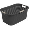 KÔŠ NA BIELIZEŇ, čierna - čierna, Basics, plast (58/38,9/25,1cm) - Rotho