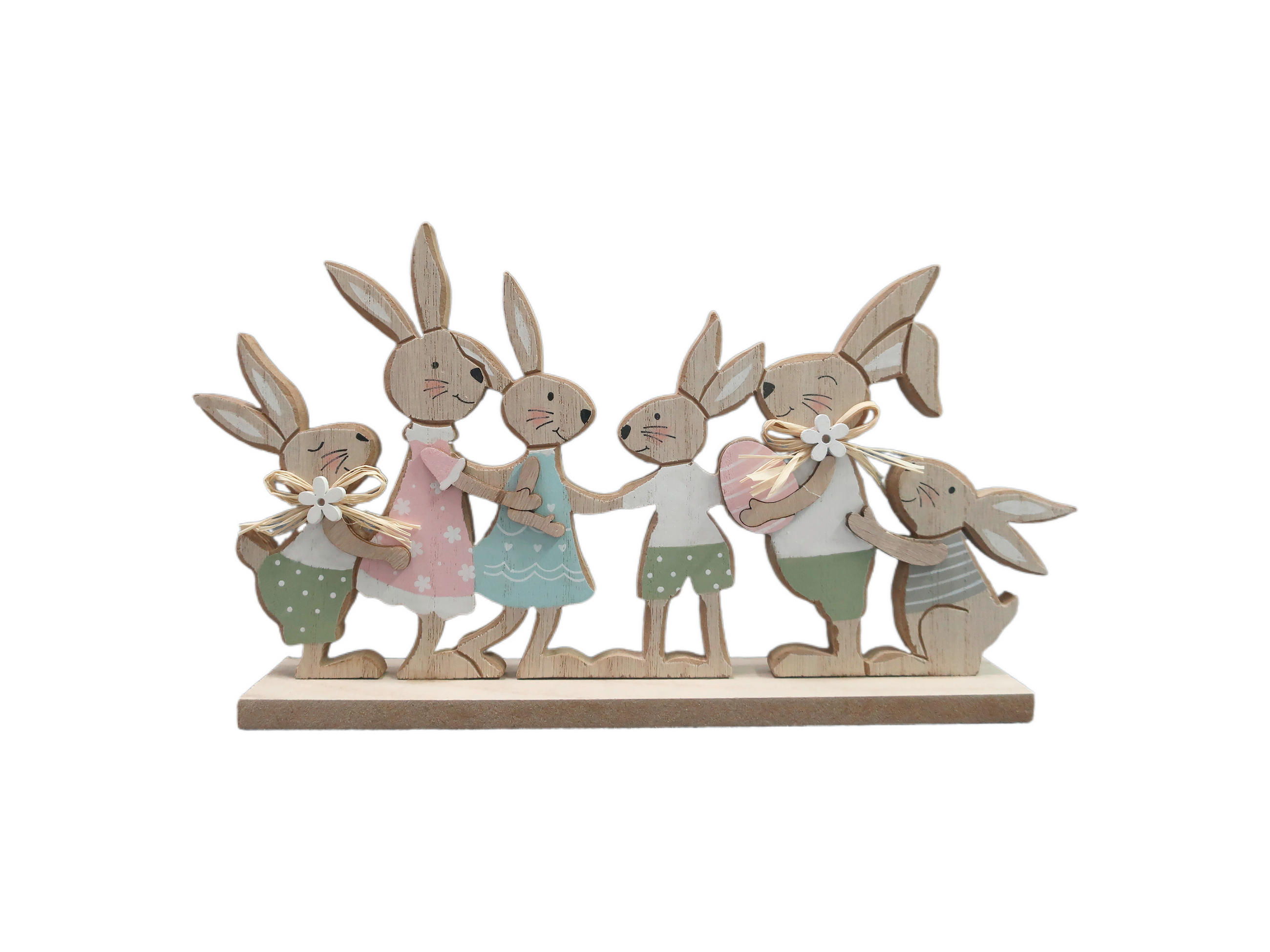 DEKOHASE - Pink/Gelb, LIFESTYLE, Holzwerkstoff (30/4/16cm)