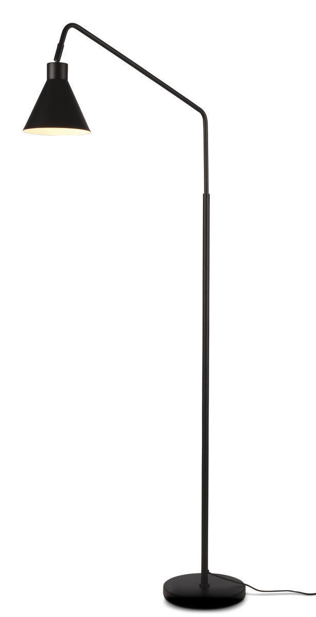 STEHLEUCHTE  89/153 cm   - Schwarz, Design, Metall (89/153cm) - It's about Romi