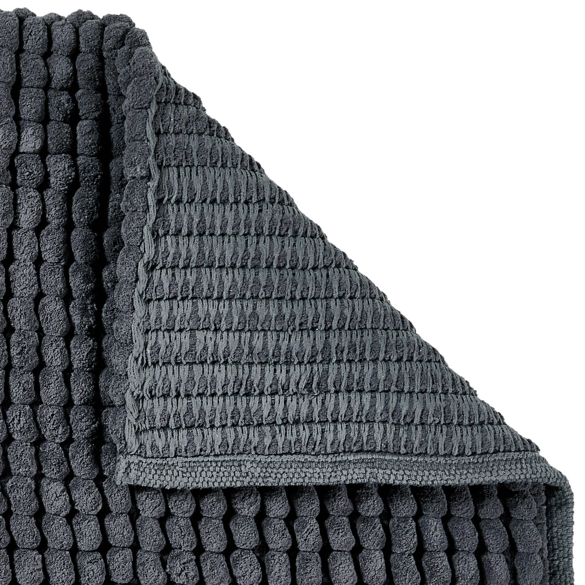 BADTEPPICH Graphitfarben 70/120 cm  - Graphitfarben, Basics, Textil (70/120cm) - Aquanova