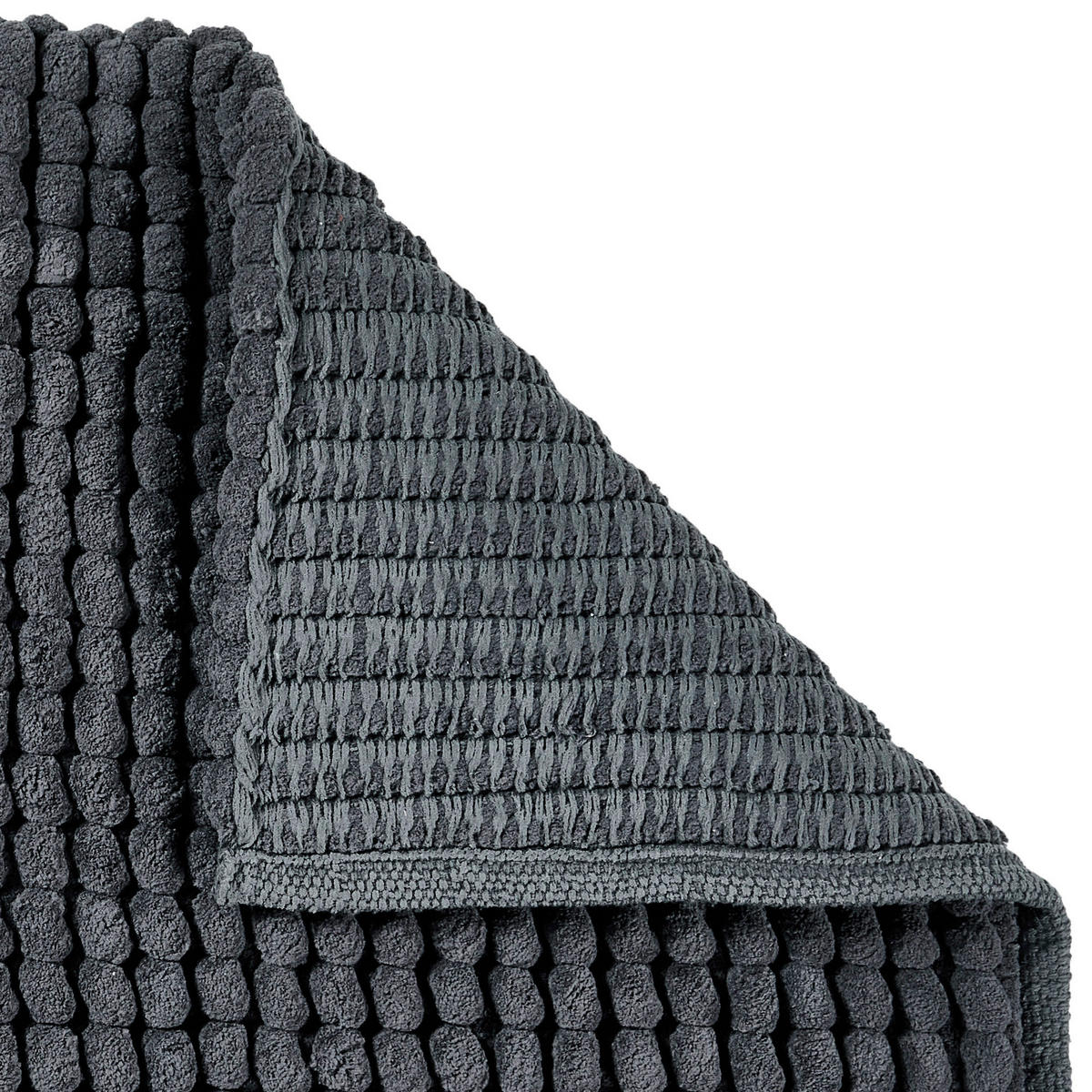 BADTEPPICH Graphitfarben 60/100 cm  - Graphitfarben, Basics, Textil (60/100cm) - Aquanova