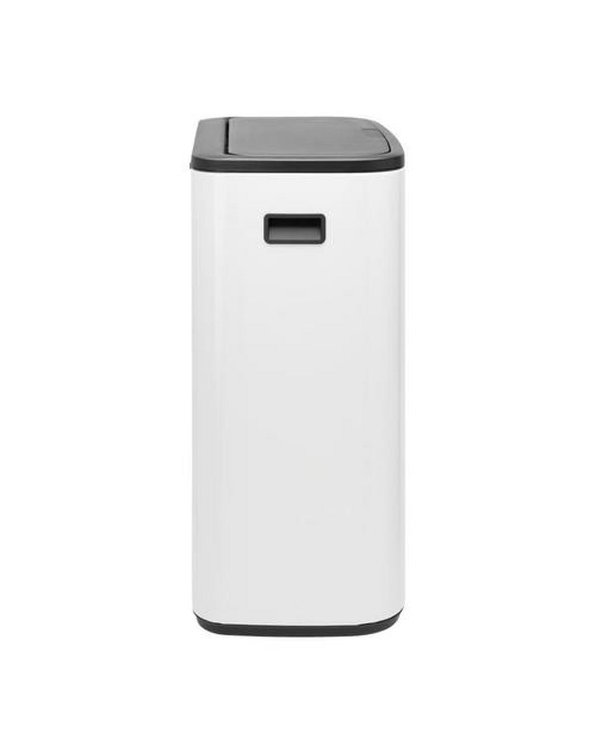 ABFALLEIMER BO TOUCH BIN 2 x 30 L  - Schwarz/Weiß, Design, Kunststoff/Metall (54,5/65,6/31,2cm) - Brabantia