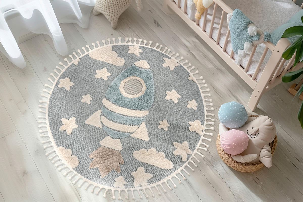 KINDERTEPPICH 133 cm My Fano  - Multicolor, Design, Textil (133cm) - Obsession