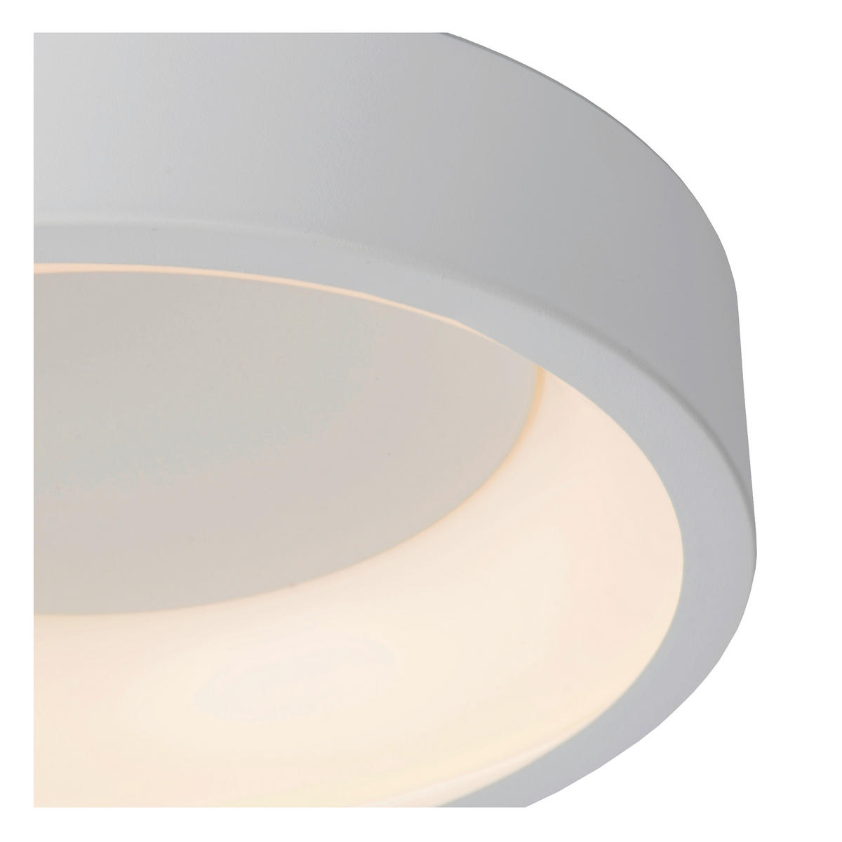LED-DECKENLEUCHTE Talowe Led 45.5/45.5/13 cm  - Weiß, Basics, Metall (45.5/45.5/13cm) - Lucide