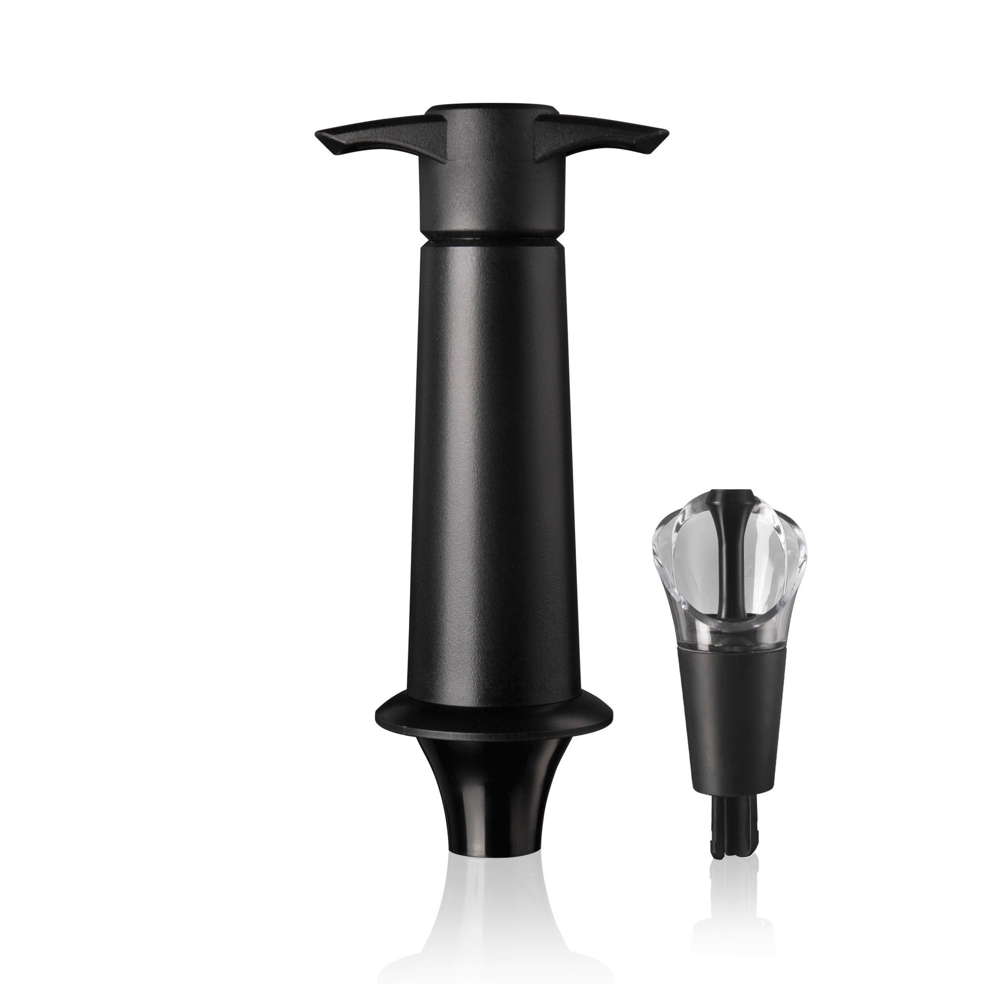 BORPUMPA - fekete/áttetsző, Basics, műanyag (0.13kg) - Vacu Vin