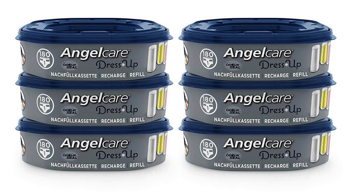 NACHFÜLLKASSETTEN DRESS-UP 6ER 17/5 cm Angelcare Dress-Up  - Basics (17/5cm) - Angelcare
