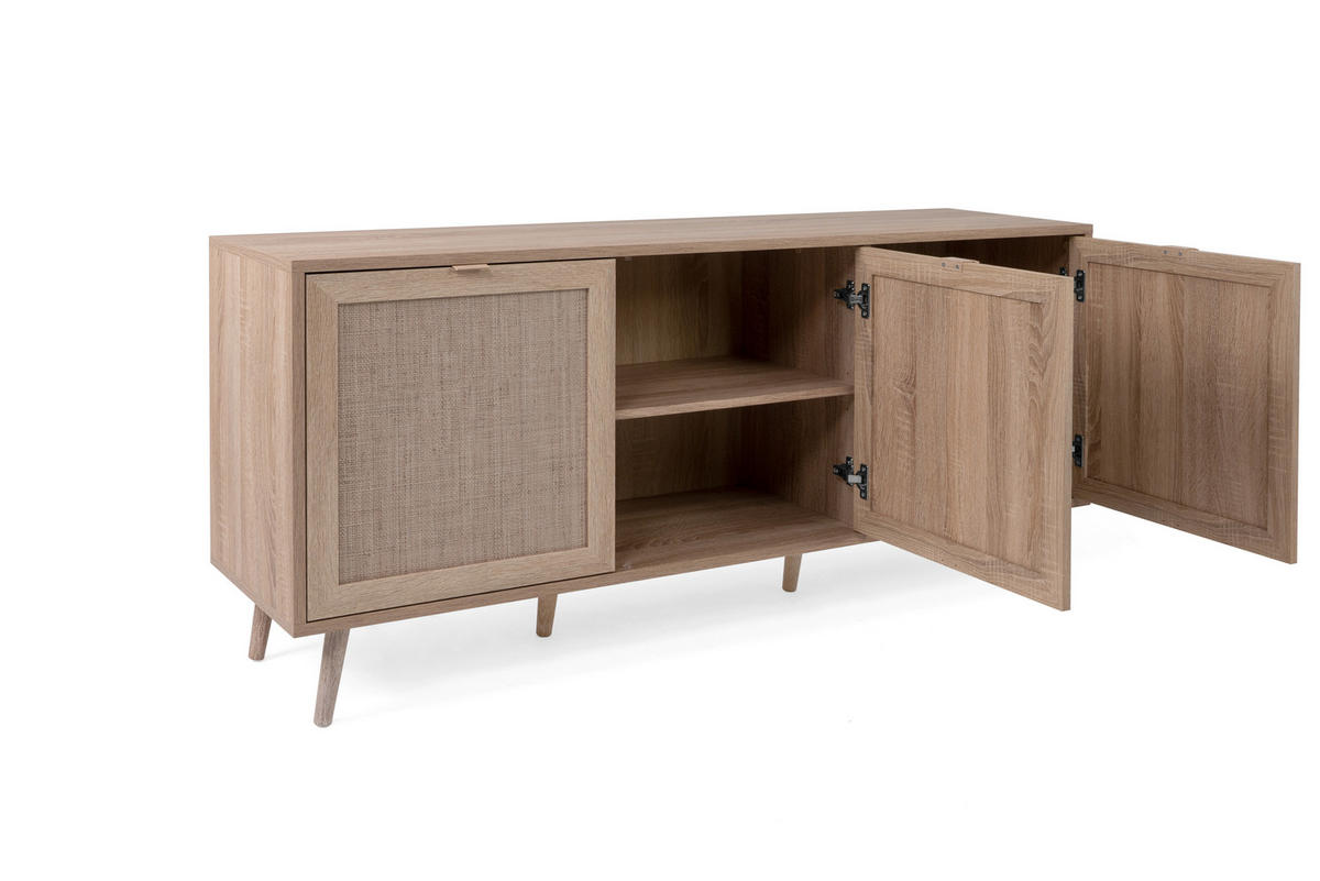 SIDEBOARD  in 150/71/40 cm  - Sonoma Eiche, Natur, Holz/Holzwerkstoff (150/71/40cm) - MID.YOU