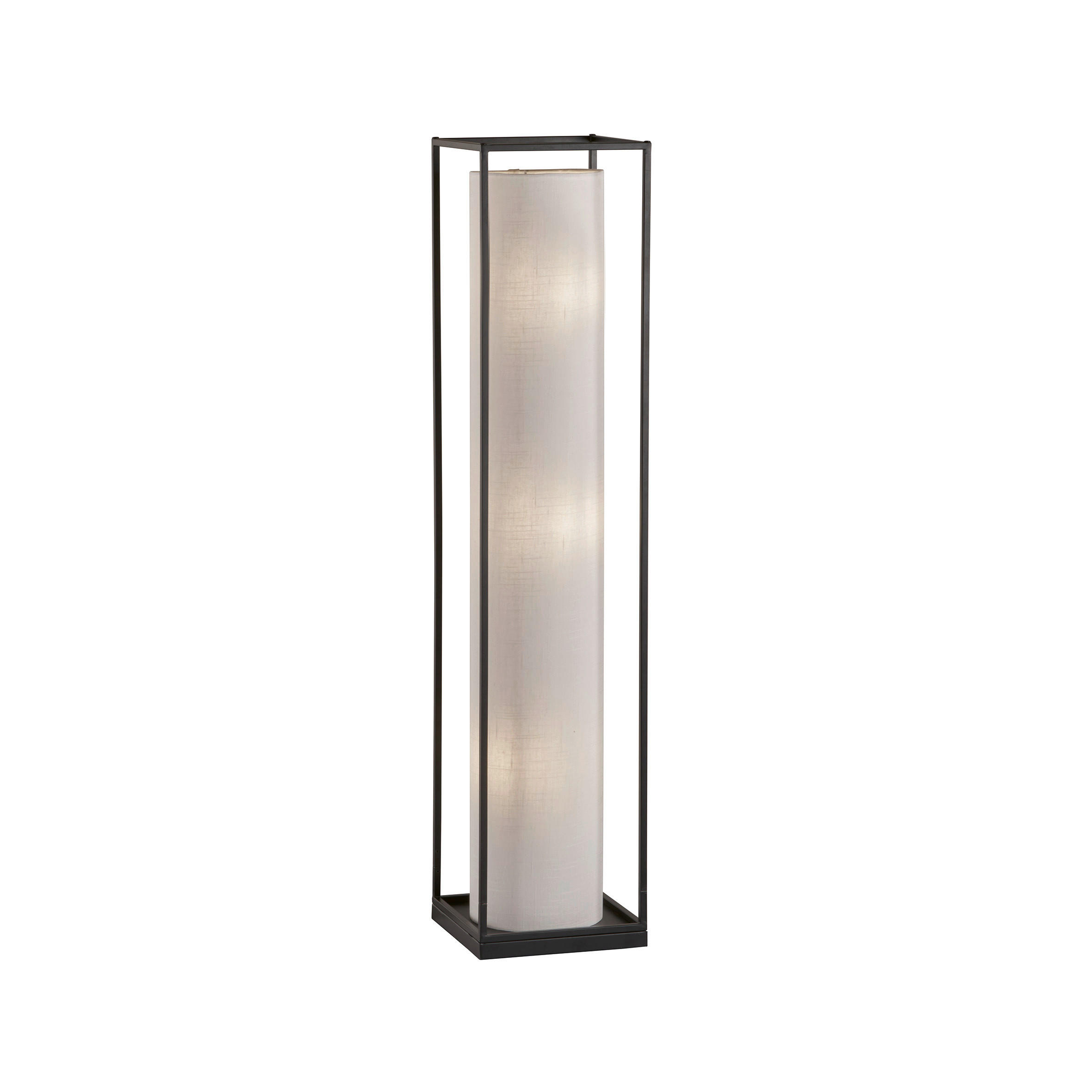 Fischer & Honsel Stehleuchte Thor Schwarz 2x114.50x25 cm
