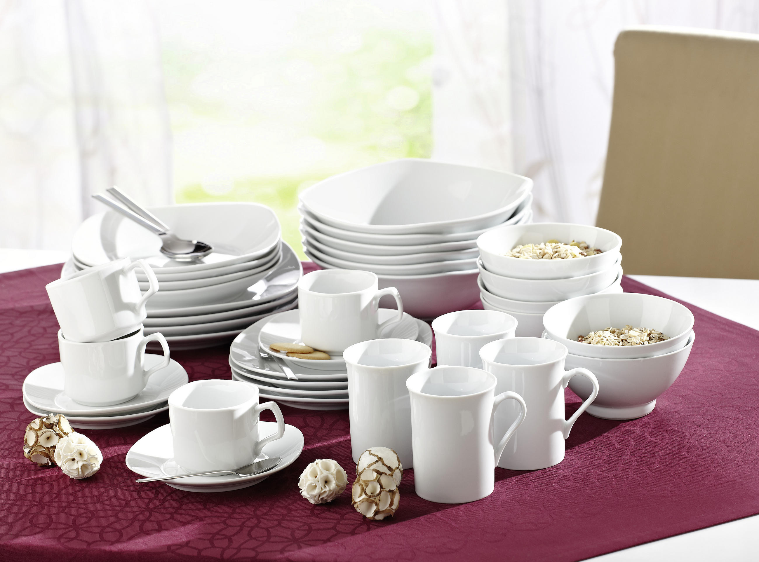 MÜSLISCHALE Round 14 cm  - Weiss, Basics, Keramik (14cm) - Boxxx