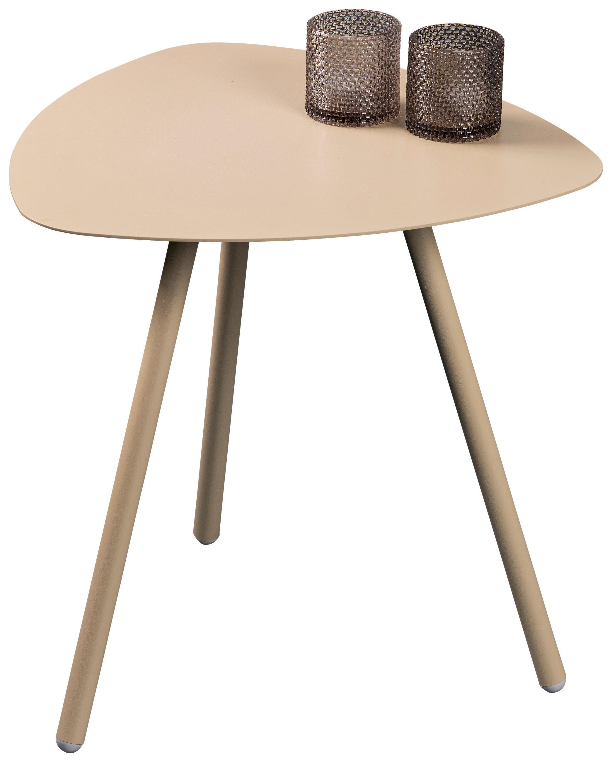 BEISTELLTISCH 50/50/50 cm Creme - Creme, Design, Metall (50/50/50cm) - Xora