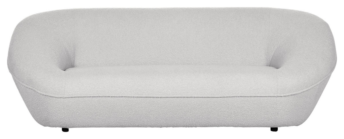 2-SITZER-SOFA in Flachgewebe Schlammfarben  - Schlammfarben/Schwarz, KONVENTIONELL, Kunststoff/Textil (223/79/94cm) - Carryhome