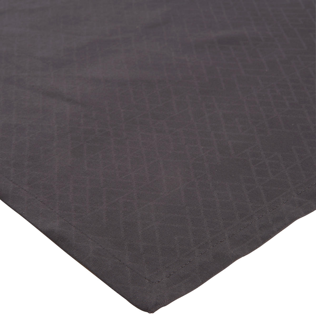 TISCHDECKE Textil Flachgewebe Anthrazit 85/85 cm  - Anthrazit, Basics, Textil (85/85cm) - Novel