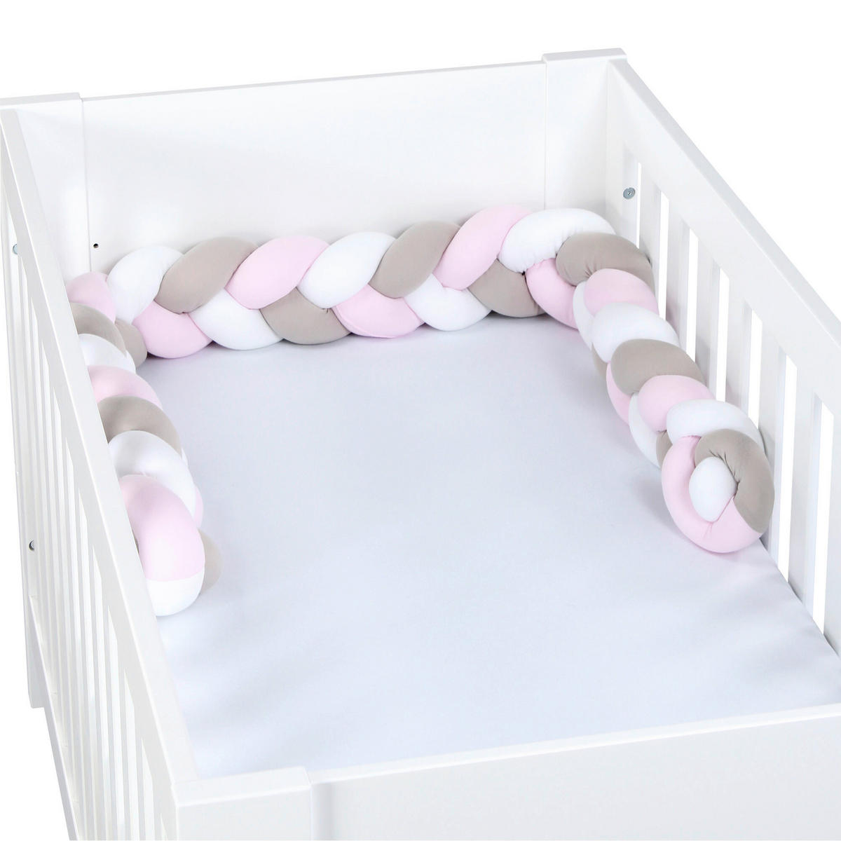 NESTCHENSCHLANGE  200/13/13 cm   - Beige/Rosa, Basics, Textil (200/13/13cm) - Babybay