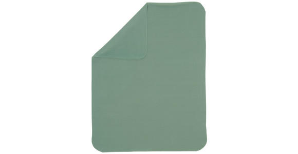 FLEECEDECKE 75/100 cm - Grün, Basics, Textil (75/100cm) - My Baby Lou
