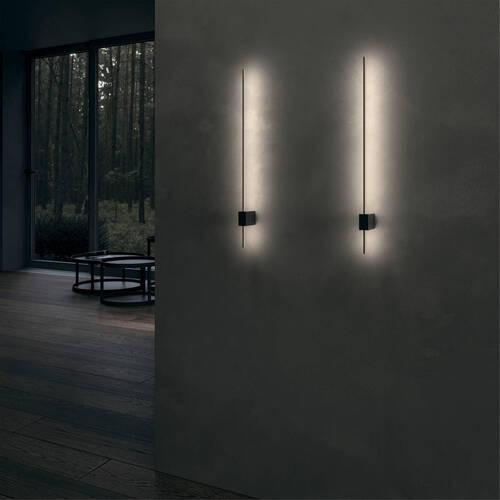 WANDLEUCHTE - Goldfarben/Schwarz, Trend, Metall (62,3/3/7cm) - MAYTONI