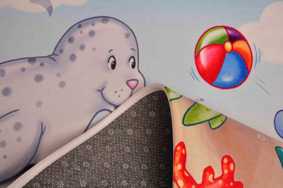 KINDERTEPPICH 100/160 cm Lovely Kids  - Multicolor, Trend, Kunststoff/Textil (100/160cm) - Ben'n'jen