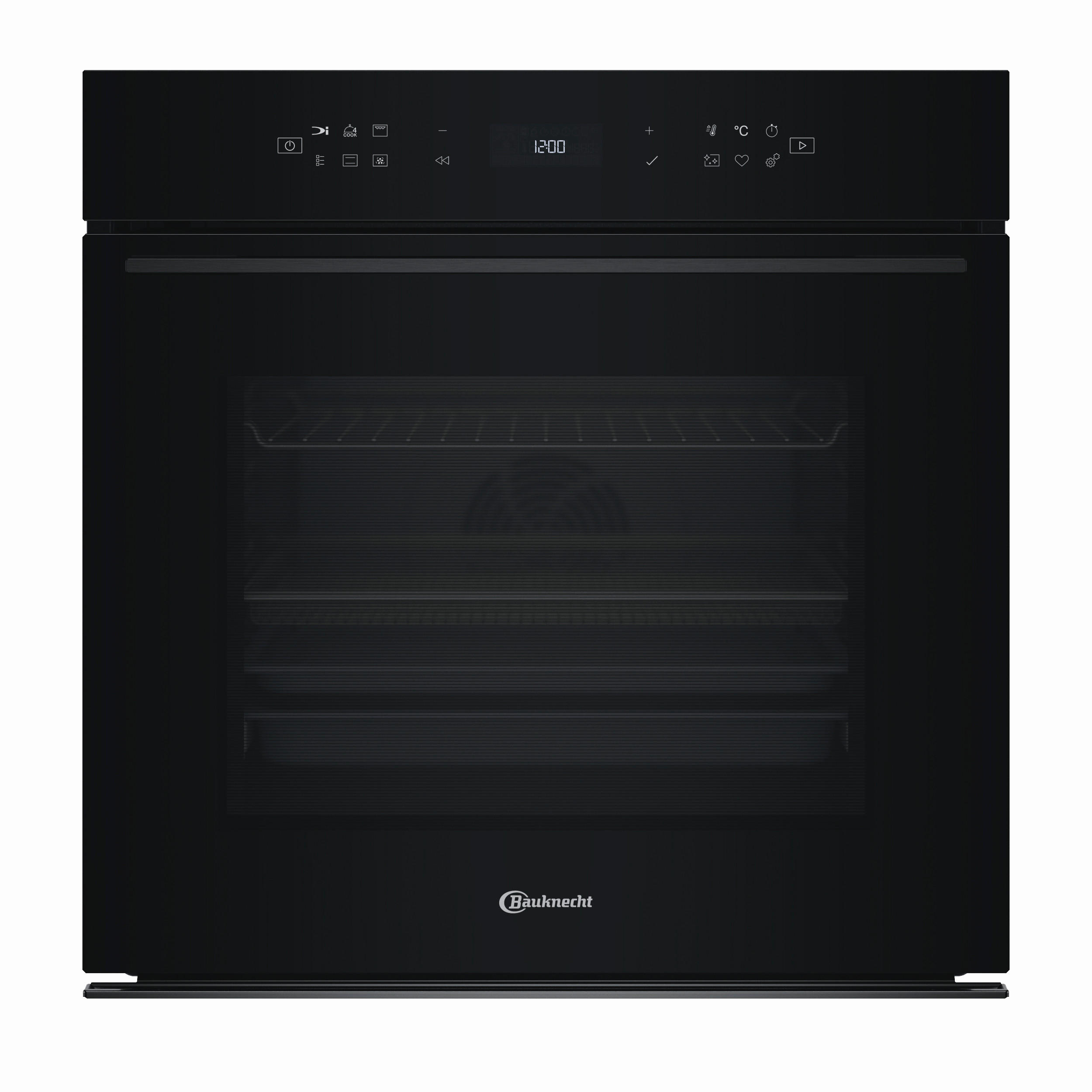 EINBAUBACKOFEN BBI78PT1SK  - Schwarz, Basics, Glas/Metall (59,5/59,7/56,4cm) - Bauknecht