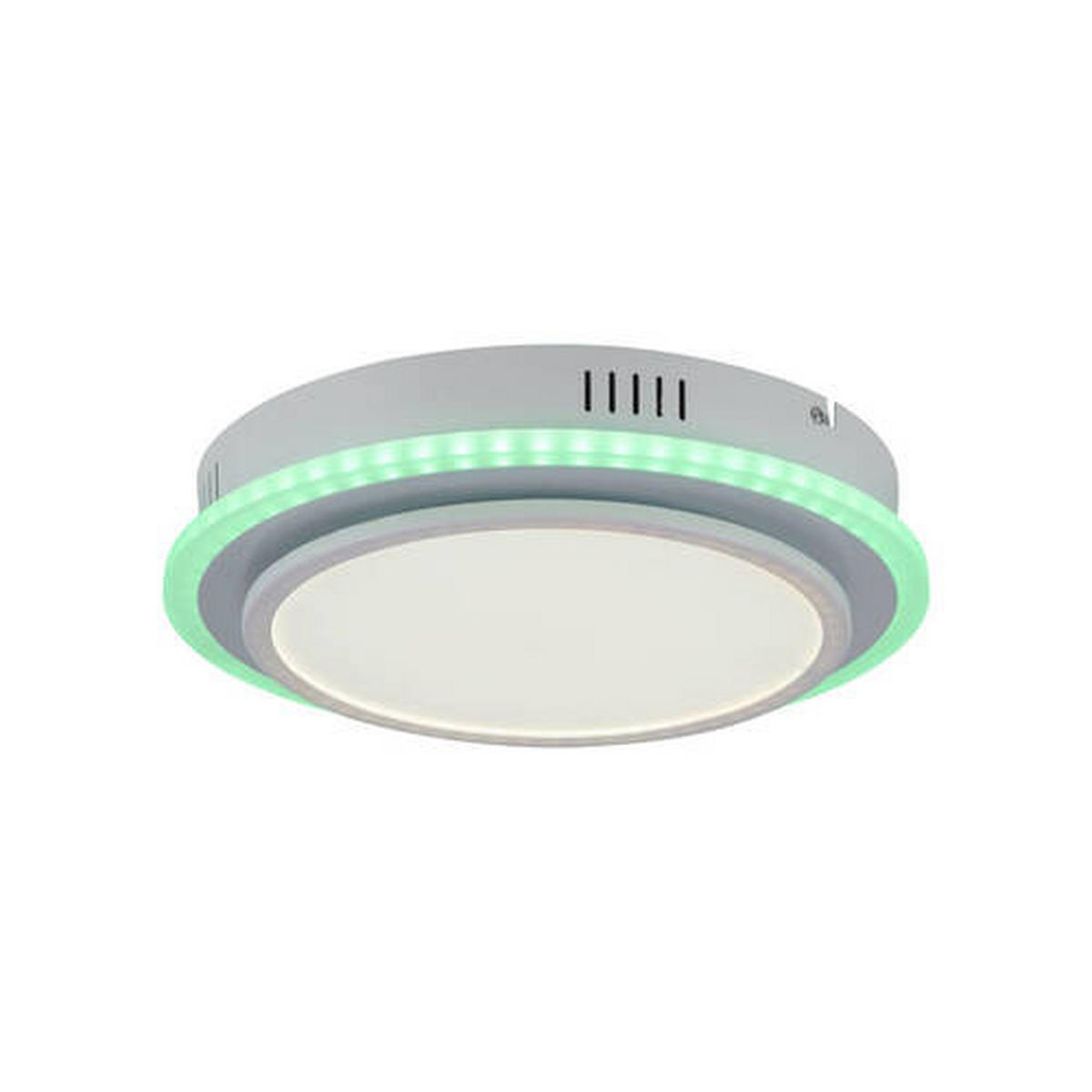LED-Deckenleuchte 45/33/7,5 cm   - Weiß, Design, Kunststoff/Metall (45/33/7,5cm)
