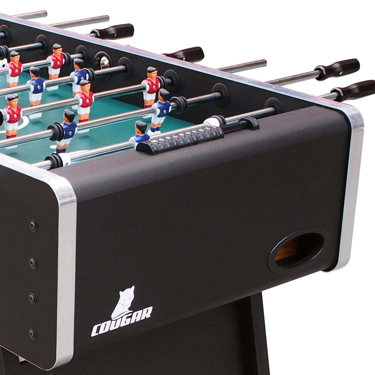Tischfußball Arena - Schwarz, Basics, Holz (75/88/141cm) - Ambia Garden