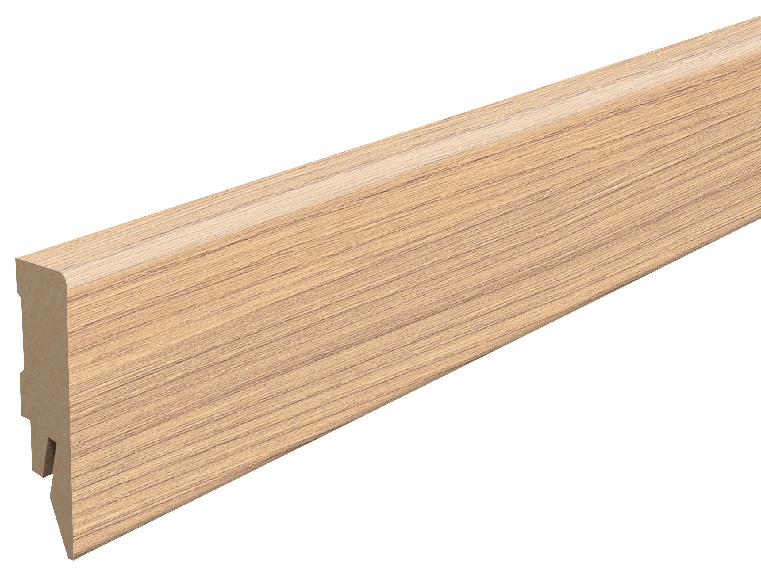 Egger Holzwerkstoffe Sockelleiste Kubische Leiste Braun 1.4x5.8x240 cm